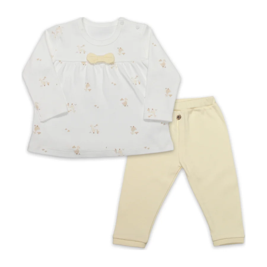 Bistyle Takım Welcome Baby Duck, 2'li, Sarı