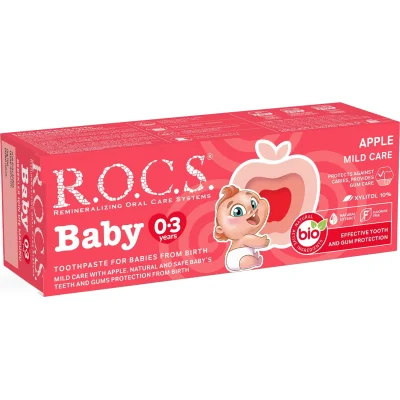 R.O.C.S. Baby Diş Macunu, 35 ml, Elma
