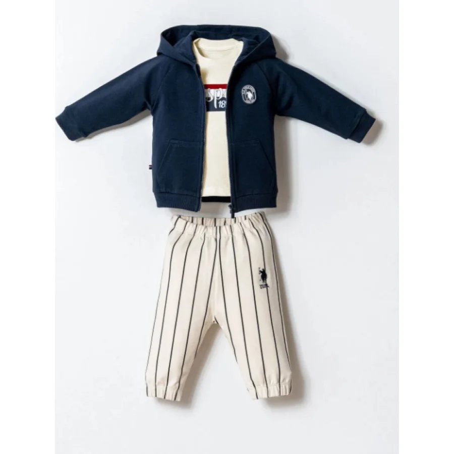 U.S. Polo Takım, 3'lü, Lacivert