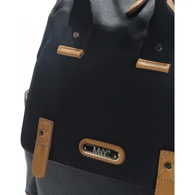 M&Y Holifera Deri Anne Bebek Bakım Çantası, Siyah