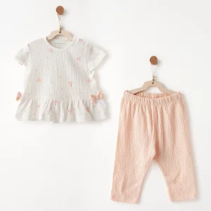 Andywawa AC26537 Little Swan Love 2li Takım Salmon