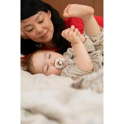 Bibs Colour Kauçuk Emzik 6-18 Ay Vanilla