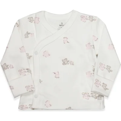 Bistyle 3lü Zıbın Takım Love You Family 13122 Pudra