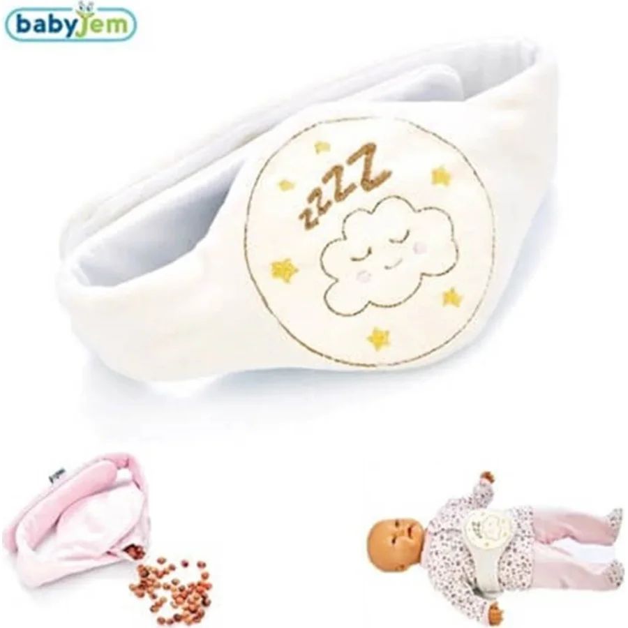 BabyJem Kiraz Çekirdekli Gaz Giderici Kemer, Ekru