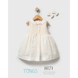 Tongs Brode Elbise, Ekru