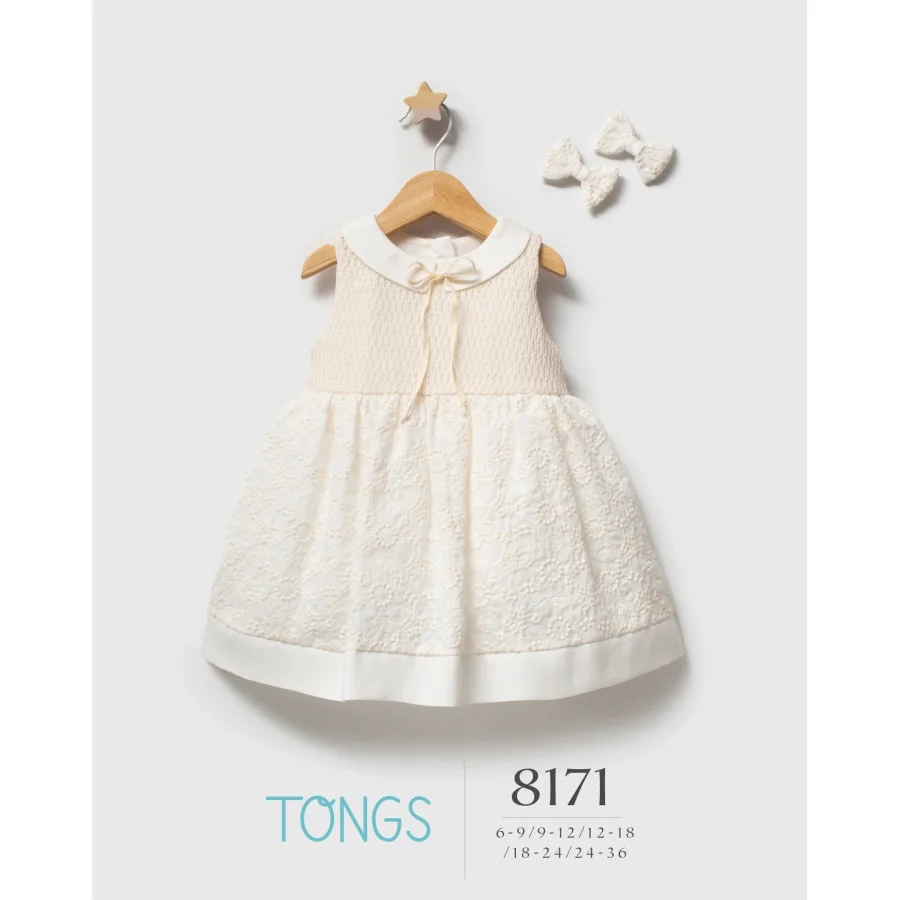 Tongs Brode Elbise, Ekru