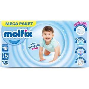 Molfix Bebek Bezi, 5 Beden, 100 Adet