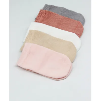 Bistyle 5'li Penye Soket Kutulu Basic Çorap 10131 Pudra