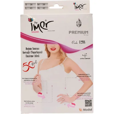 İmer Emzirme Korse Atlet 1298 Black