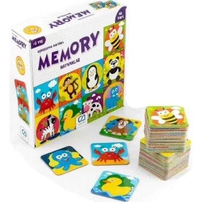 Games Eşleştirme Kartları Hayvanlar, 48 Kart