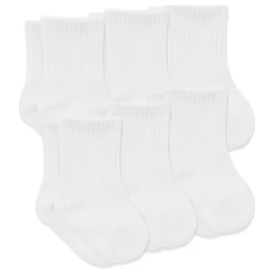 Bistyle Basic Penye Soket Çorap, 6'lı, Beyaz