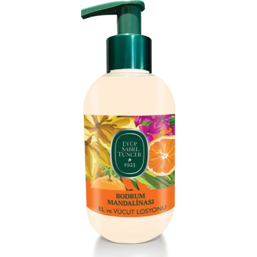 Eyüp Sabri Tuncer Doğal Zeytinyağlı El ve Vücut Losyonu, 280 ml, Bodrum Mandalinası