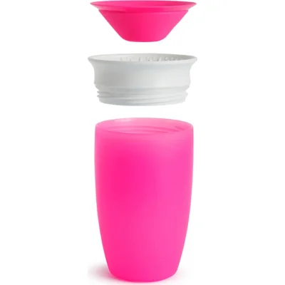 Munchkin Mucize 360° Alıştırma Bardağı 12 Ay+ 296 ml 90316 Pembe