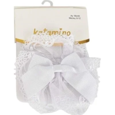 Katamino Kurdele Popo Aks. Kız Bebek Külotlu Çorap K32071 Asorti