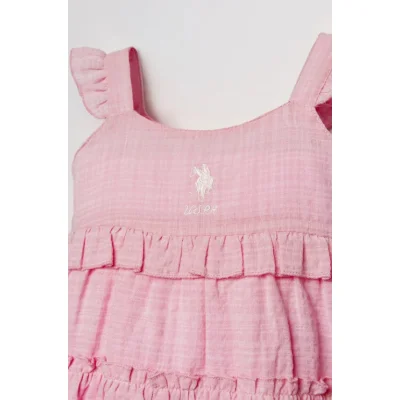 U.S. Polo Elbise, Pembe