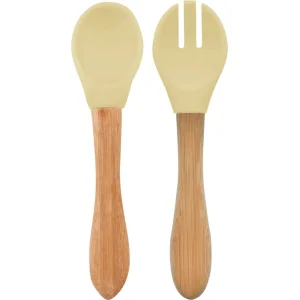 OiOi Mama Kaşığı ve Çatal Seti, Mellow, Sarı