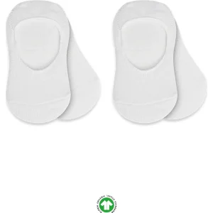 Bistyle Penye Babet Silikonlu Basic Çorap, 2'li, Beyaz, Beyaz