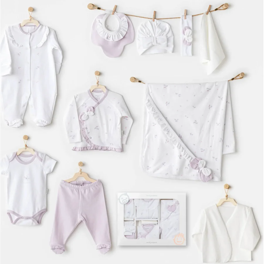 Andywawa AC25571 Magical Butterfly 10'Lu Hastane Çıkış Seti White