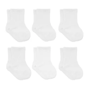 Bistyle Basic Penye Soket Çorap, 6'lı, Beyaz