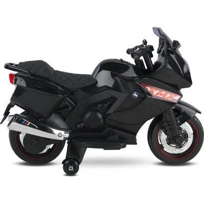 Babyhope 438A XMX-316 Ledli Akülü Motor, 12 Volt, Siyah