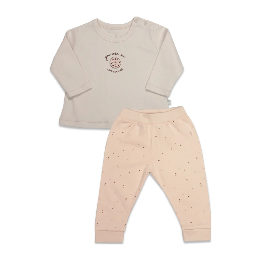 Bistyle Cookies Cute Happy Takım, 2'li, Somon