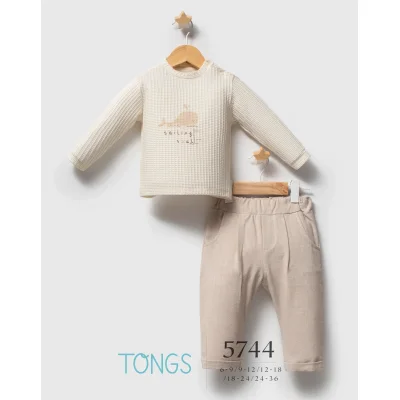 Tongs Sailing Soul Takım, 3'lü, Bej