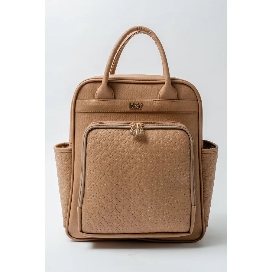M&Y Mia Anne Bebek Bakım Sırt Çantası, Taba