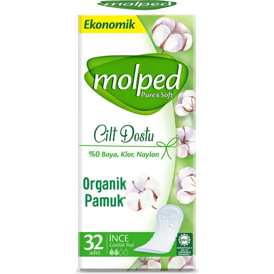 Molped Pure&Soft Cilt Dostu Ped Eko, 32 Adet
