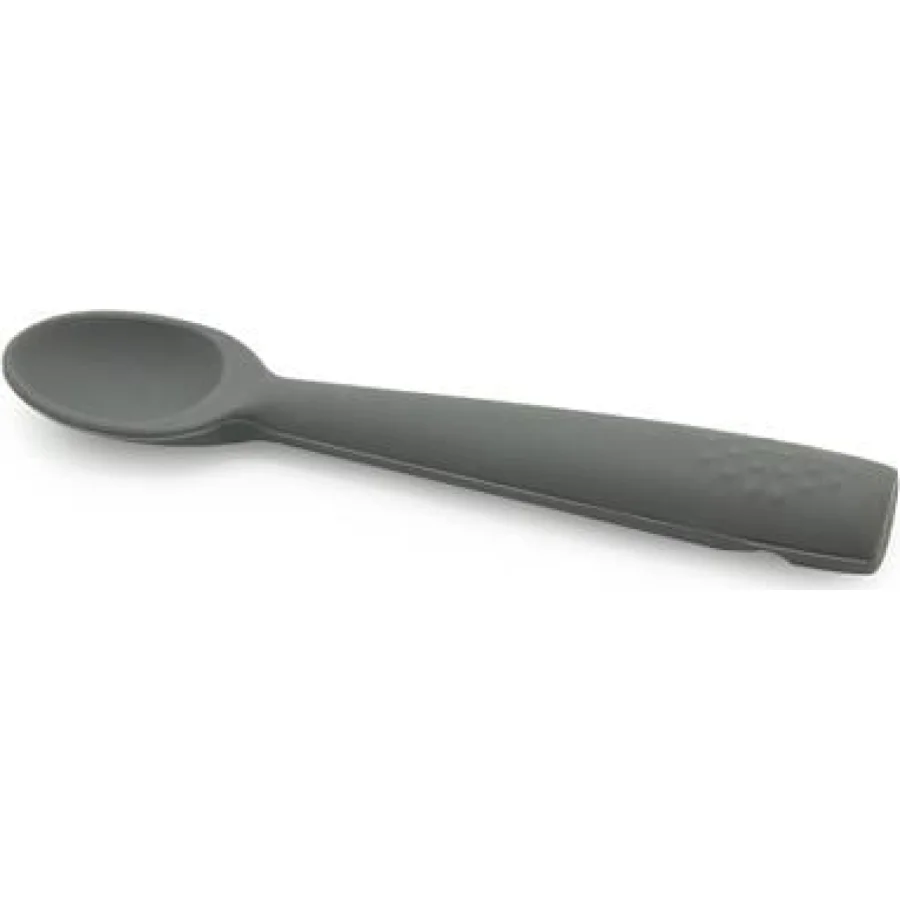 BabyJem Silikon Kaşık, Gri
