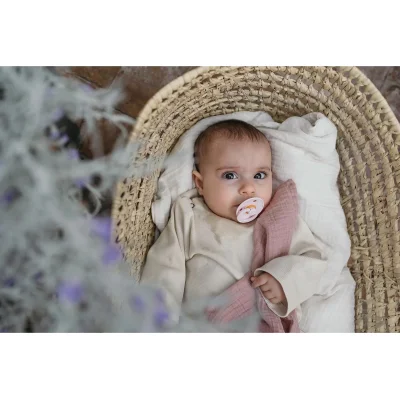 Bibs Colour Kauçuk Emzik 6-18 Ay, Pembe