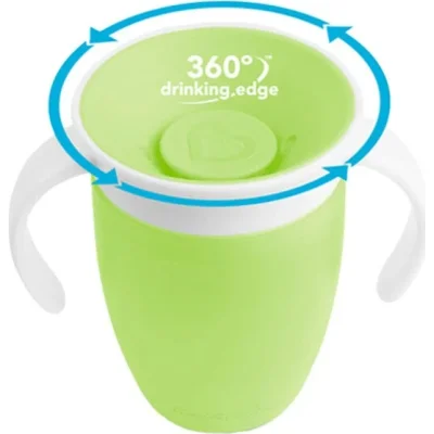 Munchkin Mucize 360° Alıştırma Bardağı 6 Ay+ 207 ml Yeşil