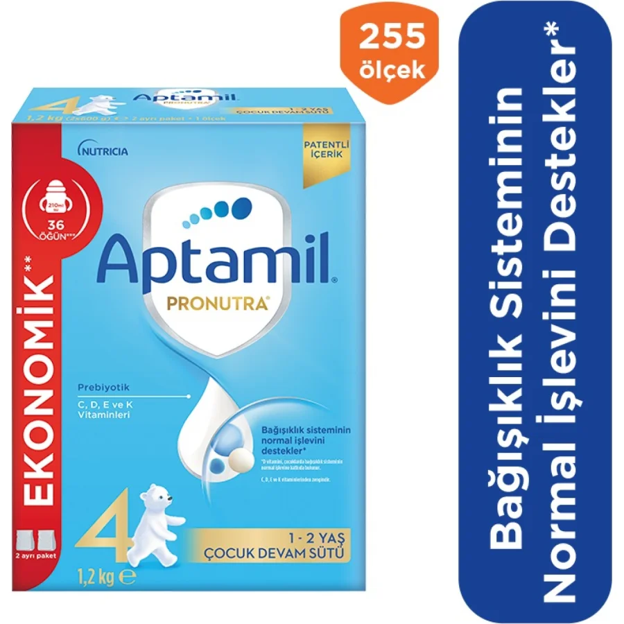 Aptamil 4 Devam Sütü, 1200 g