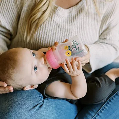 Dr.Brown's Geniş Ağız Anti Kolik Options+ PP Biberon Hediye Seti, Pembe