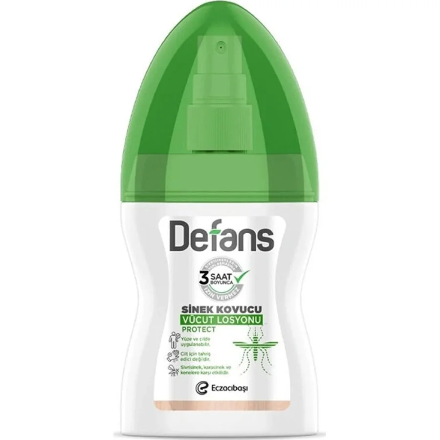 Defans Sinek Kovucu Vücut Losyonu Protect 100 ml
