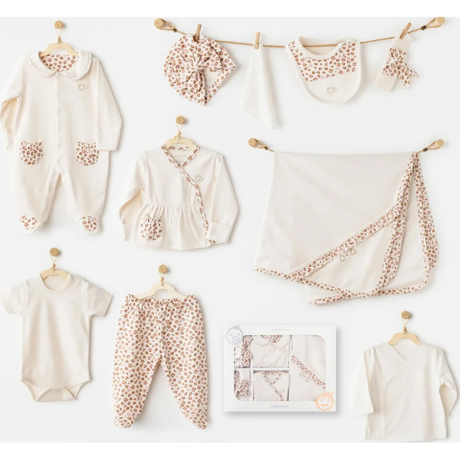 Andywawa Little Leopard Hastane Çıkışı, 10'lu, Ekru