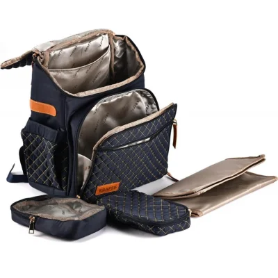 Kraft Diamond Anne Bebek Bakım Sırt Çantası, Lacivert