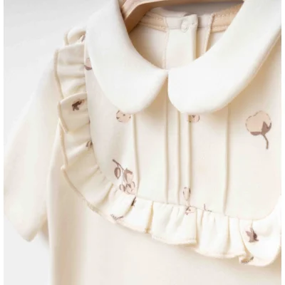 Eslenza Şapkalı Tulum, Krem