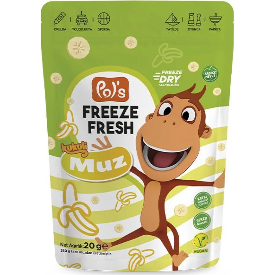 Pol’s Freeze Fresh Kukuli Muz 20 Gr