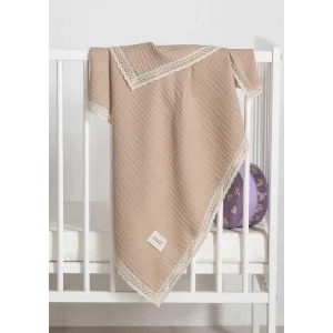 Kanz 4 Kat Kopanaki Müslin Pike, Bej