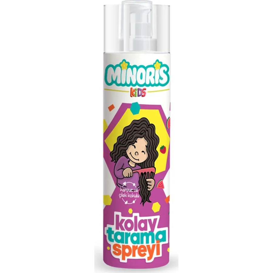 Minoris Kids Organik Kolay Tarama Saç Spreyi, 200 ml