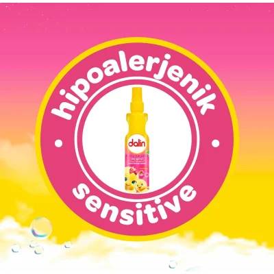 Dalin Kolay Tarama Spreyi, Badem Yağlı, 200 ml