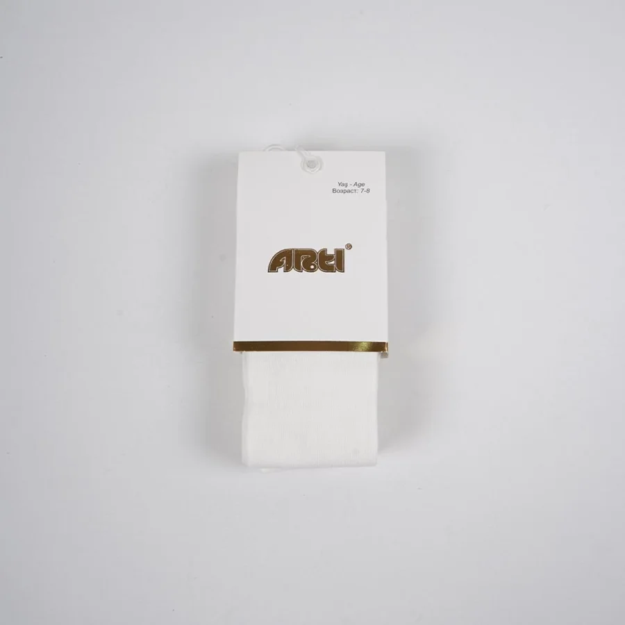 Artı Alona Düz Külotlu Çorap, Krem