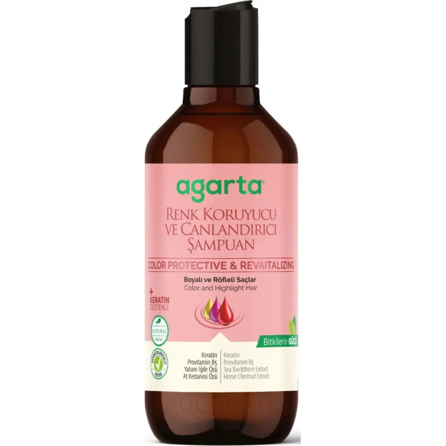 Agarta Renk Koruyucu ve Canlandırıcı Şampuan, 400 ml