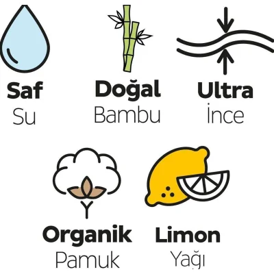 Sleepy Ekstra Islak Havlu Mendil, 5x90, 450 Yaprak