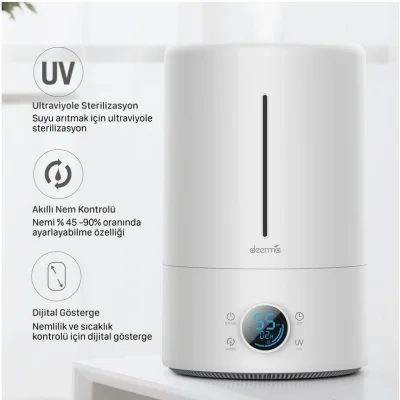 Deerma F628S Ultraviyole Ultrasonik Soğuk Buhar Makinesi