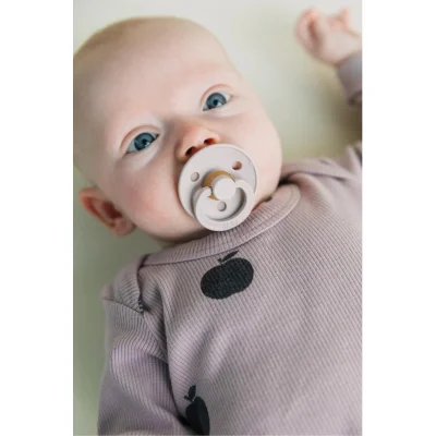 Bibs Colour Kauçuk Emzik, 0-6 Ay, Ivory