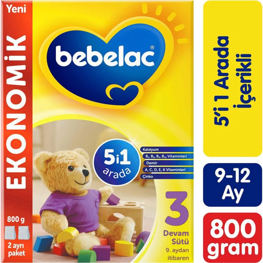 Bebelac Bebek Devam Sütü No3 800 Gr