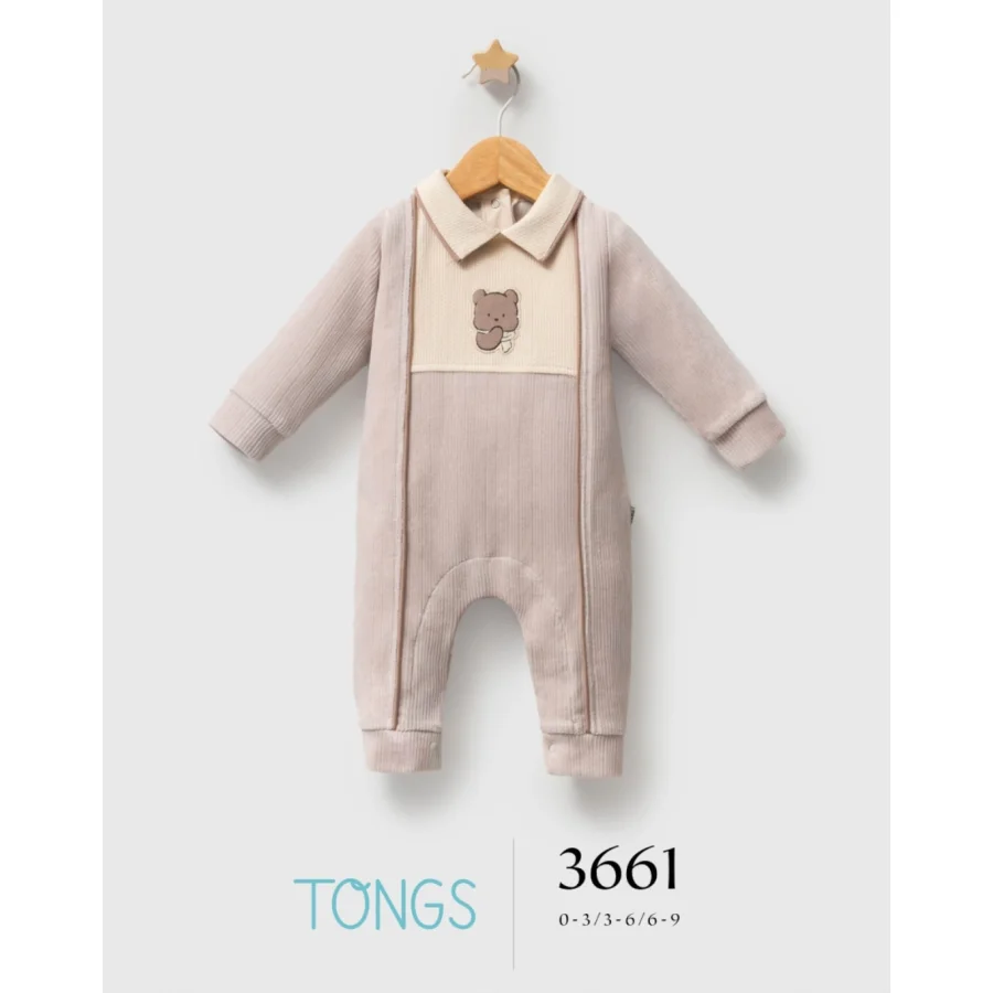 Tongs Baby Grizly Bear Tulum, Gri