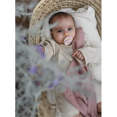 Bibs Colour Kauçuk Emzik 6-18 Ay, Pembe