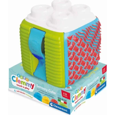 Clementoni Baby Soft Clemmy Yumuşak Blok Duyusal Küp 17902